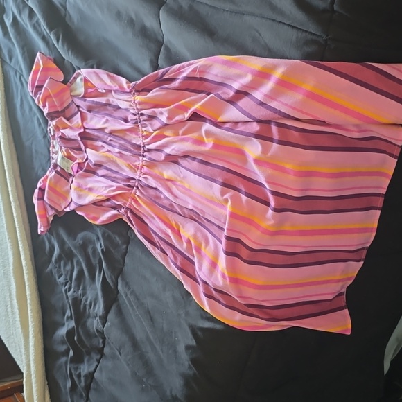 Striped Ruffle Dress - Picture 3 of 3